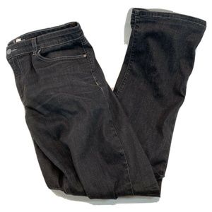 Eileen Fisher Black Jeans Slight Flare Size 12